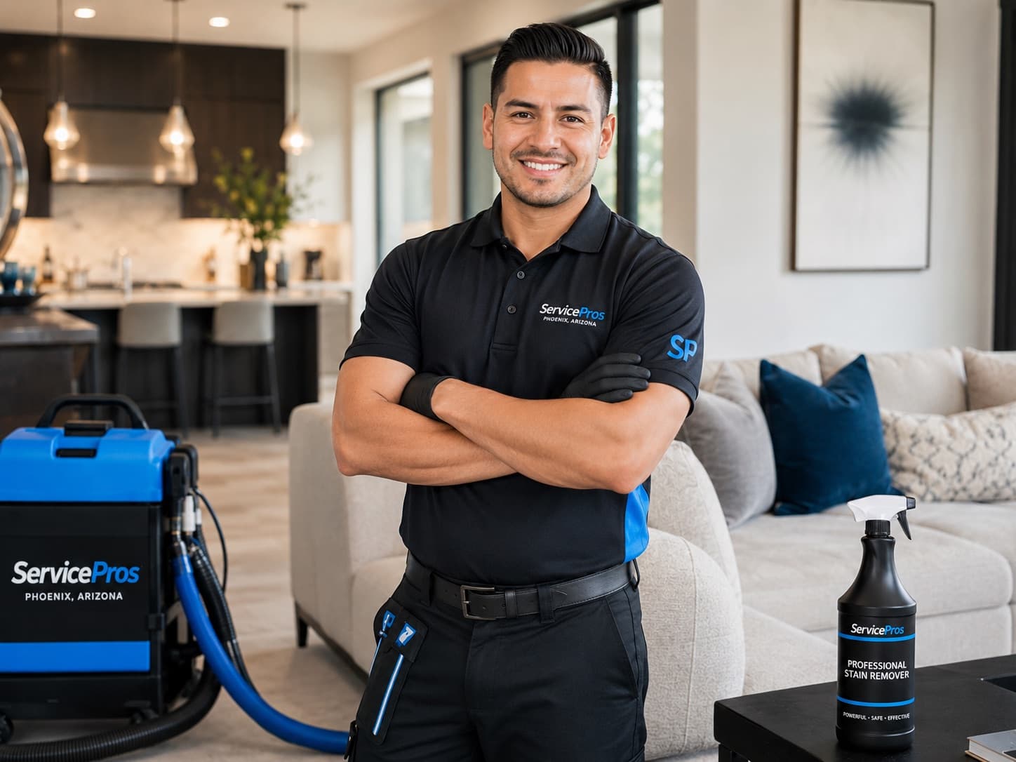 ServicePros technician — trained Portland air duct and chimney specialist